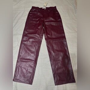 Universal Thread NWT Mid-Rise 90’s Baggy Faux Leather